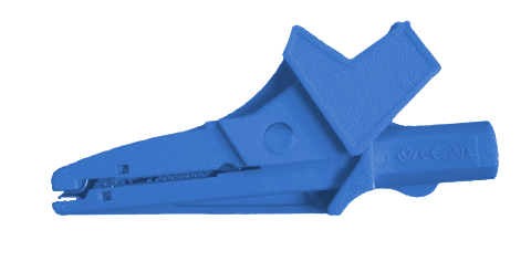 Krokodillenklem Blauw t.b.v. IT 130