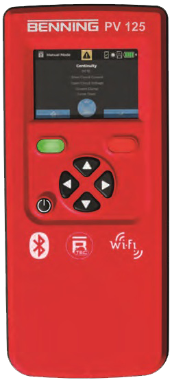 PV 125 Tester voor fotovoltaïsche installaties