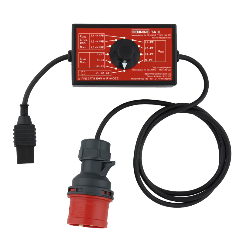 Meetadapter 16A TA 6 CEE 5-polig IT 115/130