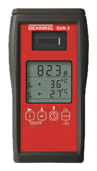 SUN 3 Tester voor fotovoltaïsche installaties