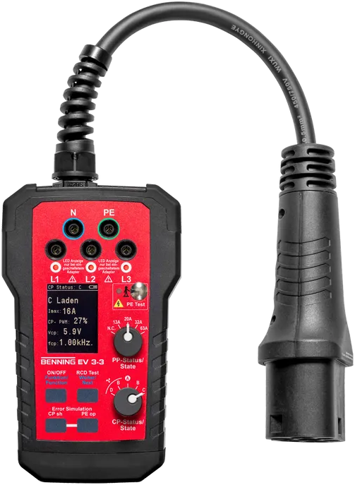 EV 3-3 Laadstation Tester en Meetadapter