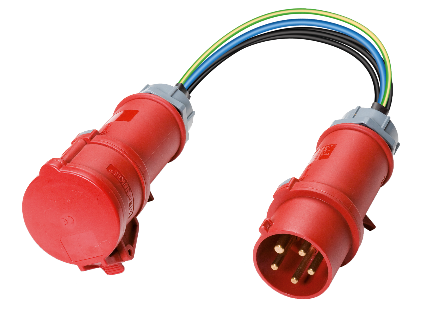 BENNING Meetadapter driefase 32A CEE 5-polig (actief) CM 9, 9-1, 9-2.png